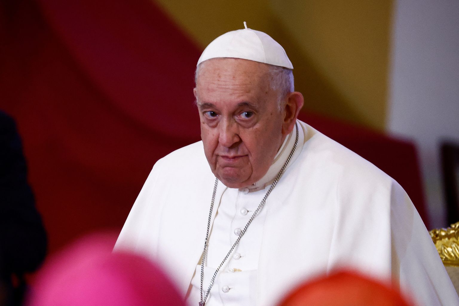Paavst Franciscus Lõuna-Sudaani pealinnas Jubas. 4. veebruar 2023.