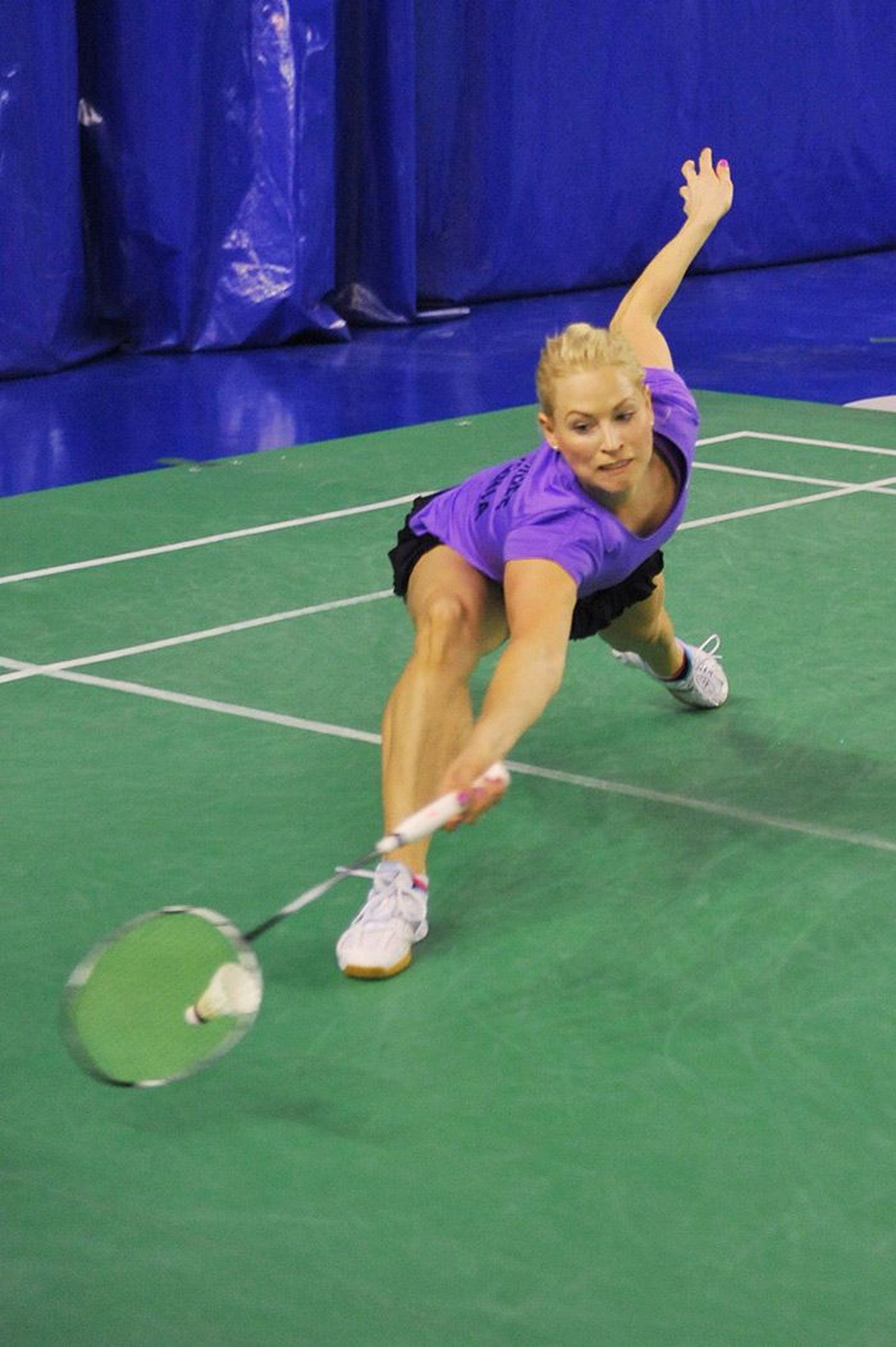 Eilses Tallinna turniiri avakohtumises näitas Kati Tolmoff lennukat mängu.