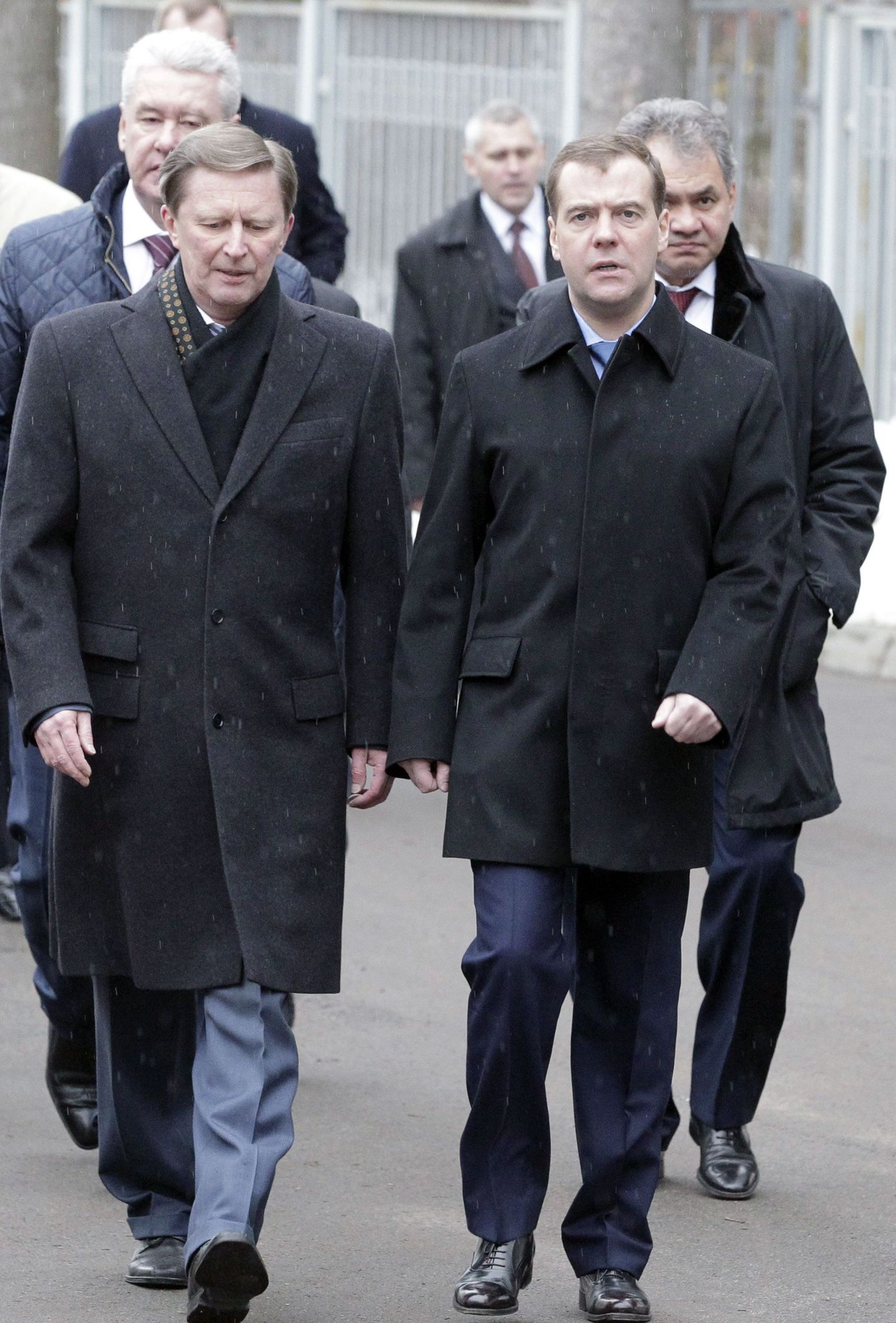 Sergei Ivanov (vasakul) ja Dmitri Medvedev.