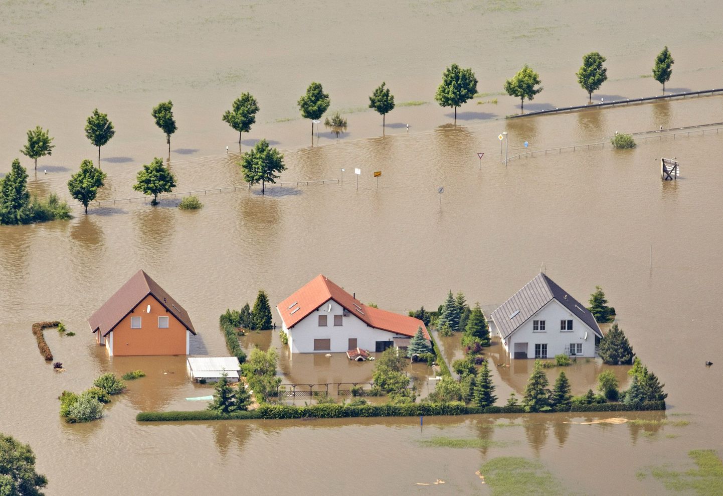 Üleujutus Kesk-Saksamaal Fischbeckis