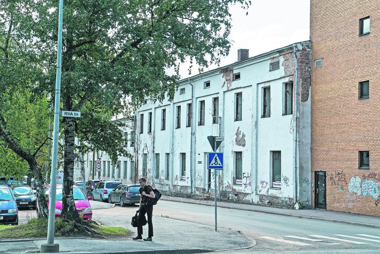 Linnavalitsus andis teisipäeval korralduse peatada Filosoofi 1 hoones ebaseaduslikud ehitustööd.