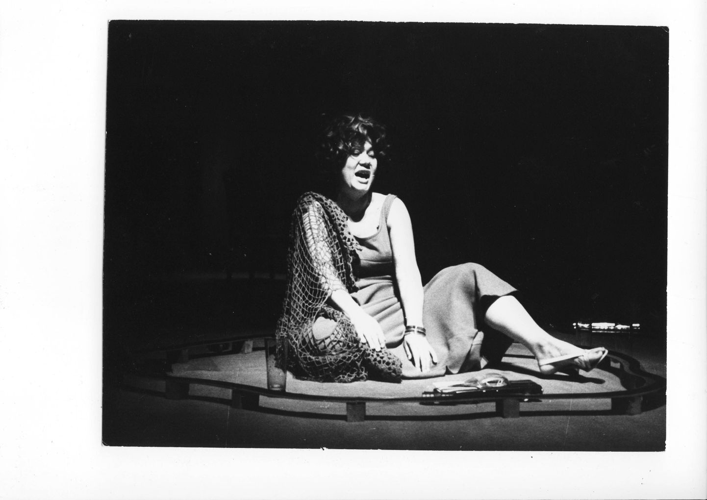 Linda Rummo Martha rollis Adolf Šapiro lavastuses „Kes kardab Virginia Woolfi?“.  1977, Endla teater