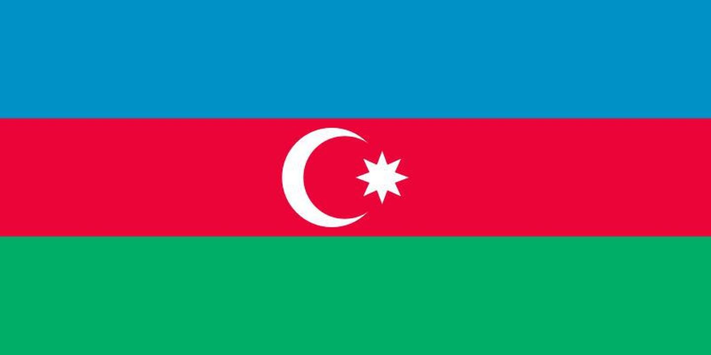 Aserbaidžaani lipp.