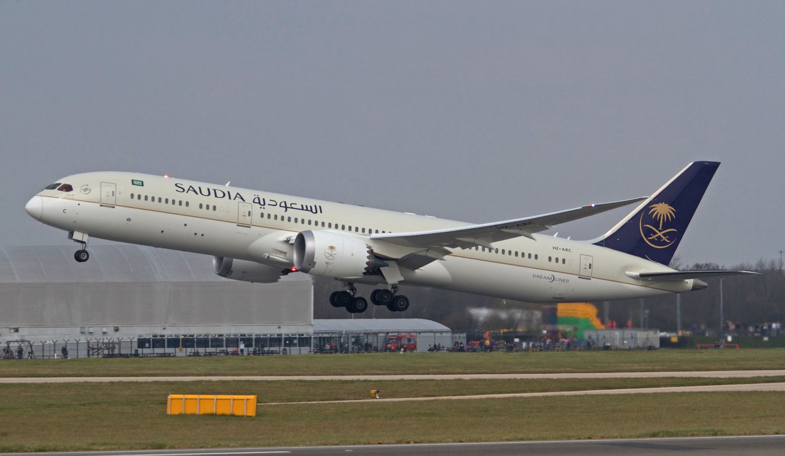 Saudia lennuparki kuuluvad ka Boeing 787 Dreamlinerid.