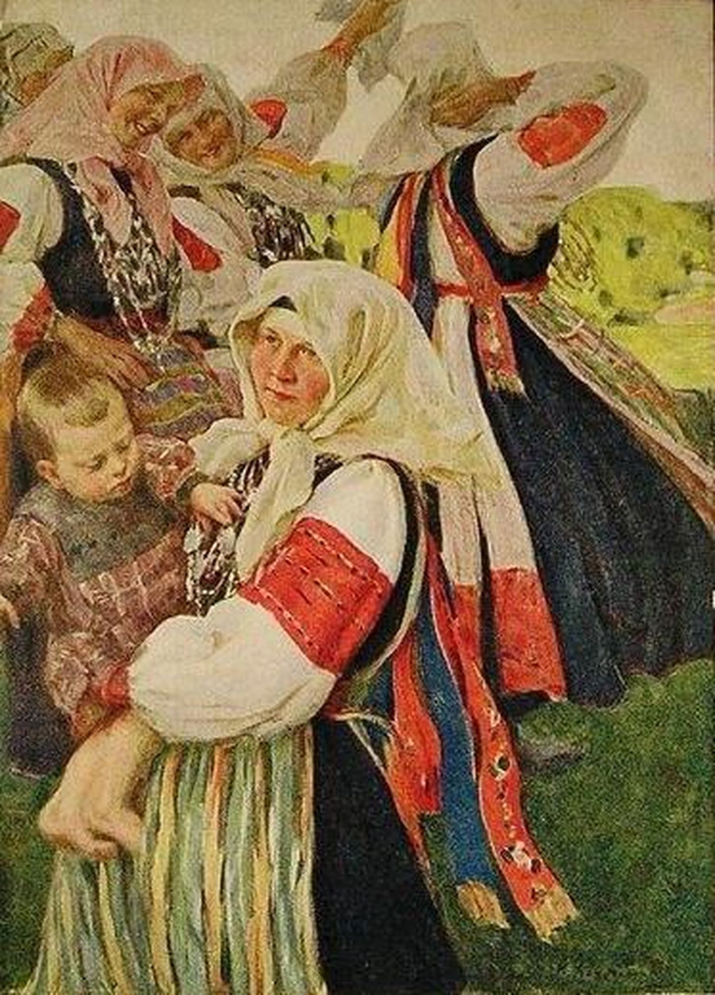 Nikolai Haritonovi «Jaroslavli naised» kannavad seto rõivaid.