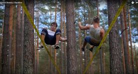 Slacklinerid Jaan Roose ja Tauri Vahesaare on peatamatud: mehed on jõudnud omadega Hollywoodi