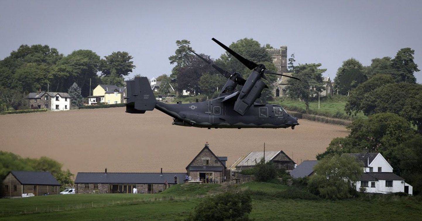Walesis tippkohtumise ajal näidislende teinud umbes 70 miljonit USA dollarit maksev kopterlennuk V-22 Osprey on üks neist militaartehnilistest vahenditest, mis praegu on vaid NATO käsutuses.