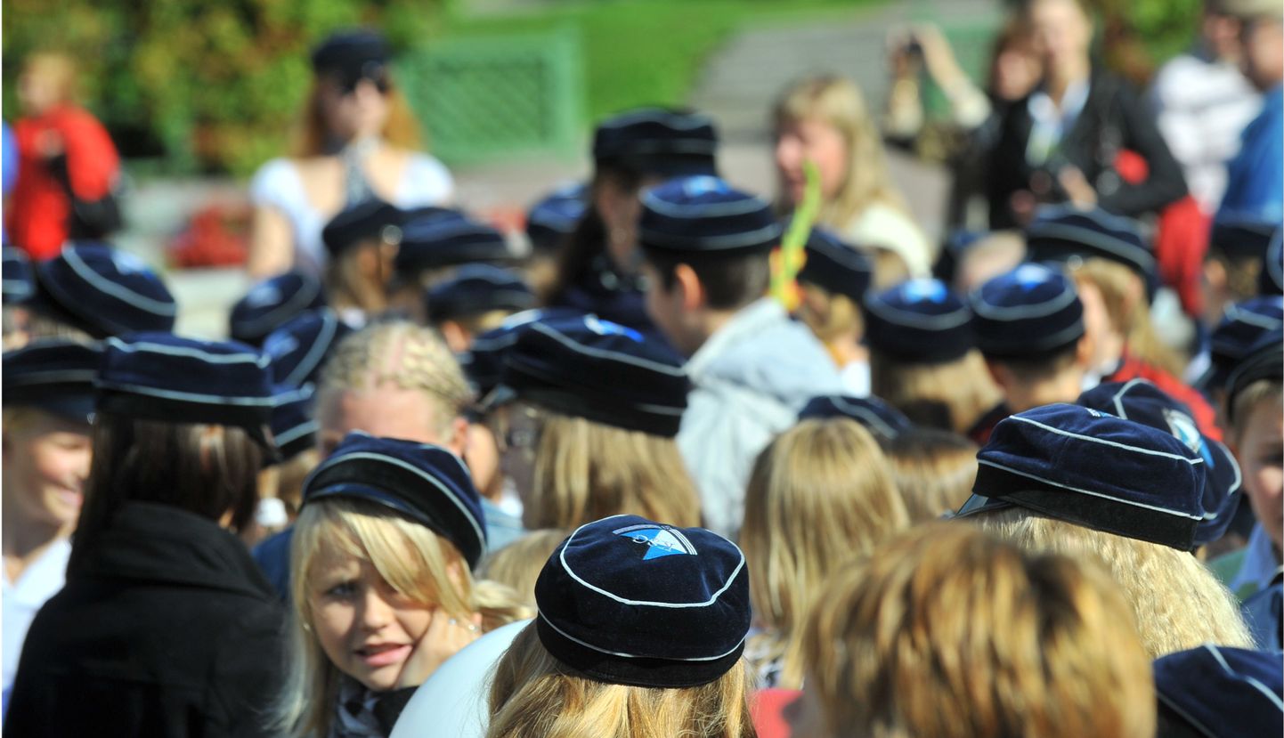 Kadrioru Saksa gümnaasiumi õpilased.