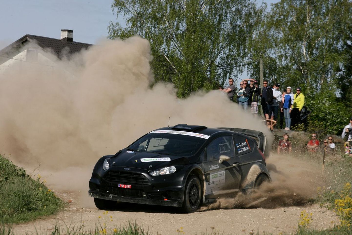 Georg Gross ja Raigo Mõlder oma Ford Fiesta RS WRC masinaga