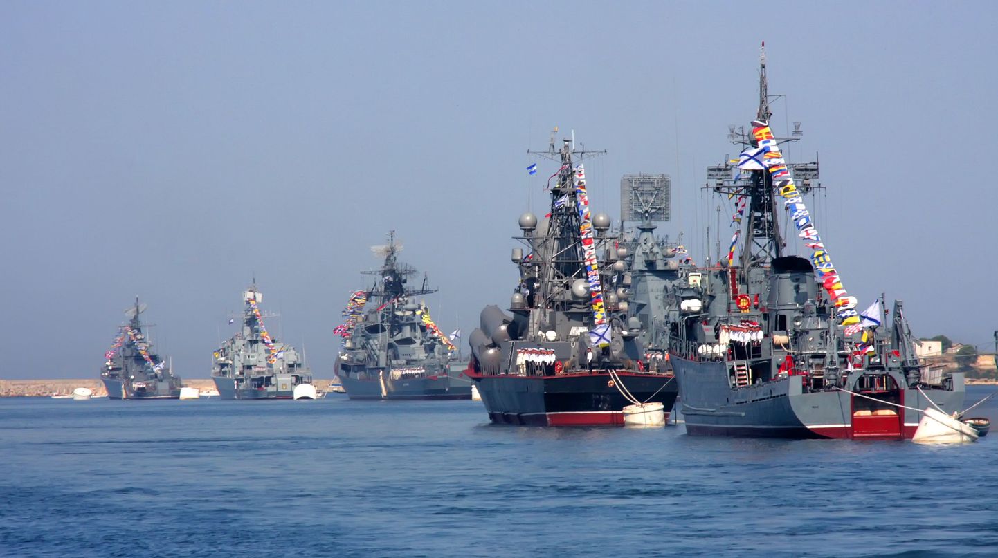 Vene Musta mere laevastik Sevastopolis.