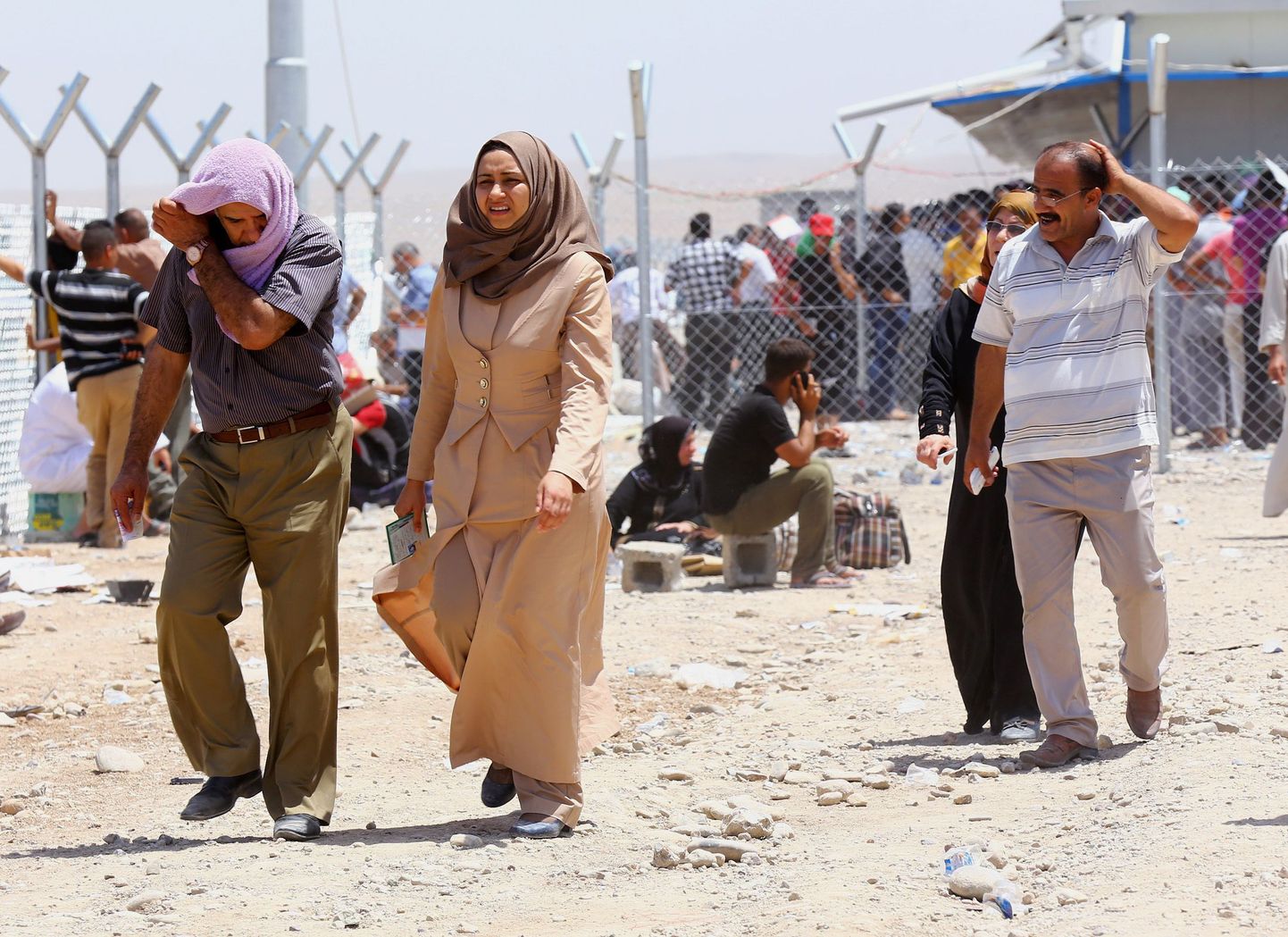 Islamistide eest põgenevad inimesed suunduvad Kurdistani piirkonda.