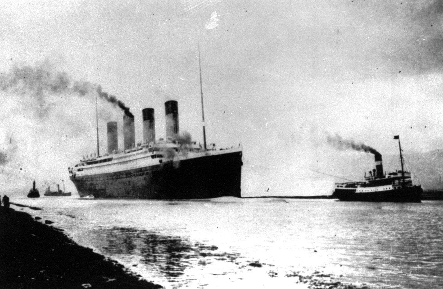 Titanic lahkumas 10. aprillil 1912 Southamptonist