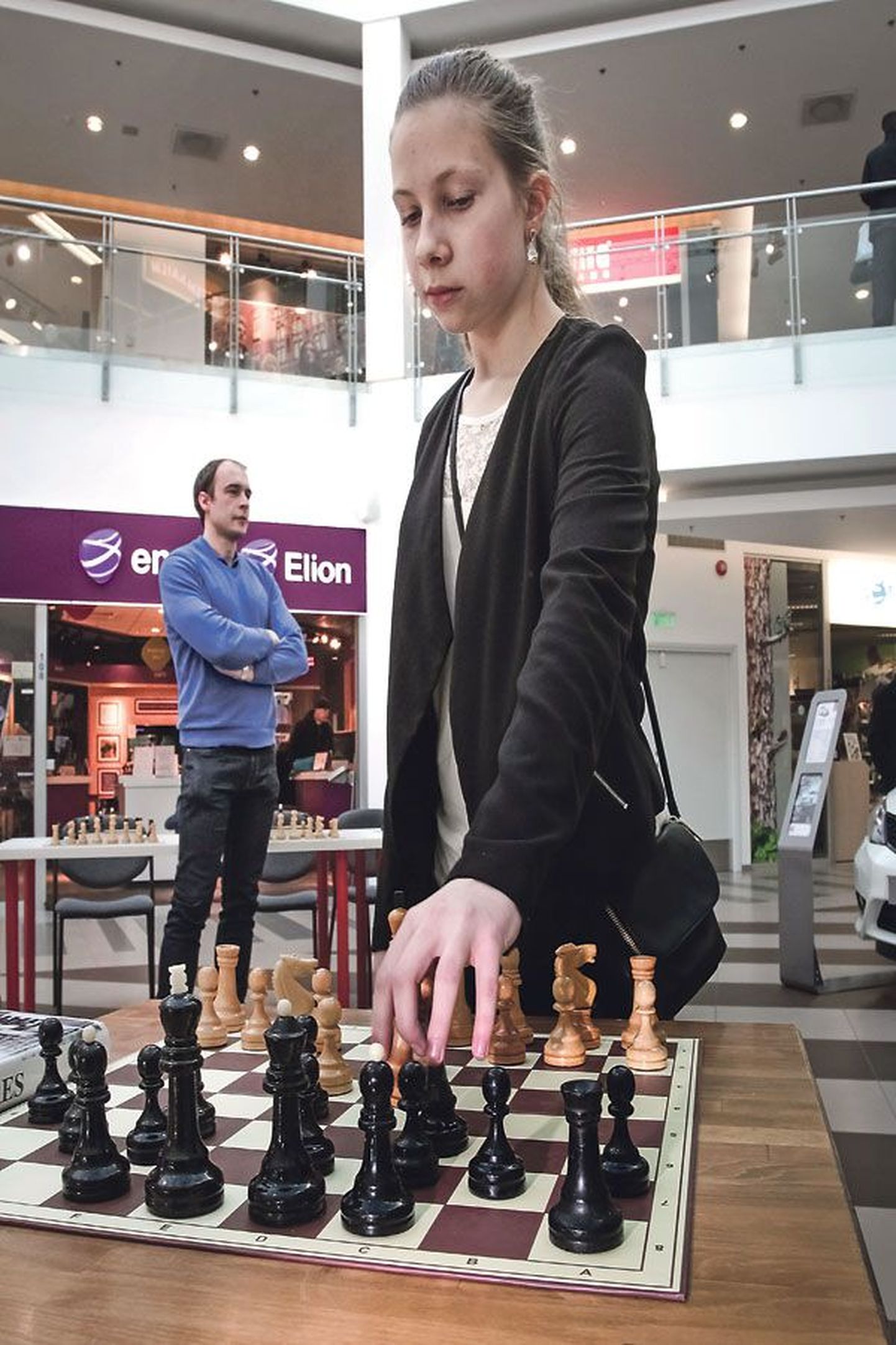 16-летняя Май Нарва, прошлогодняя чемпионка Эстонии среди женщин, в этом году играет в мужском турнире.