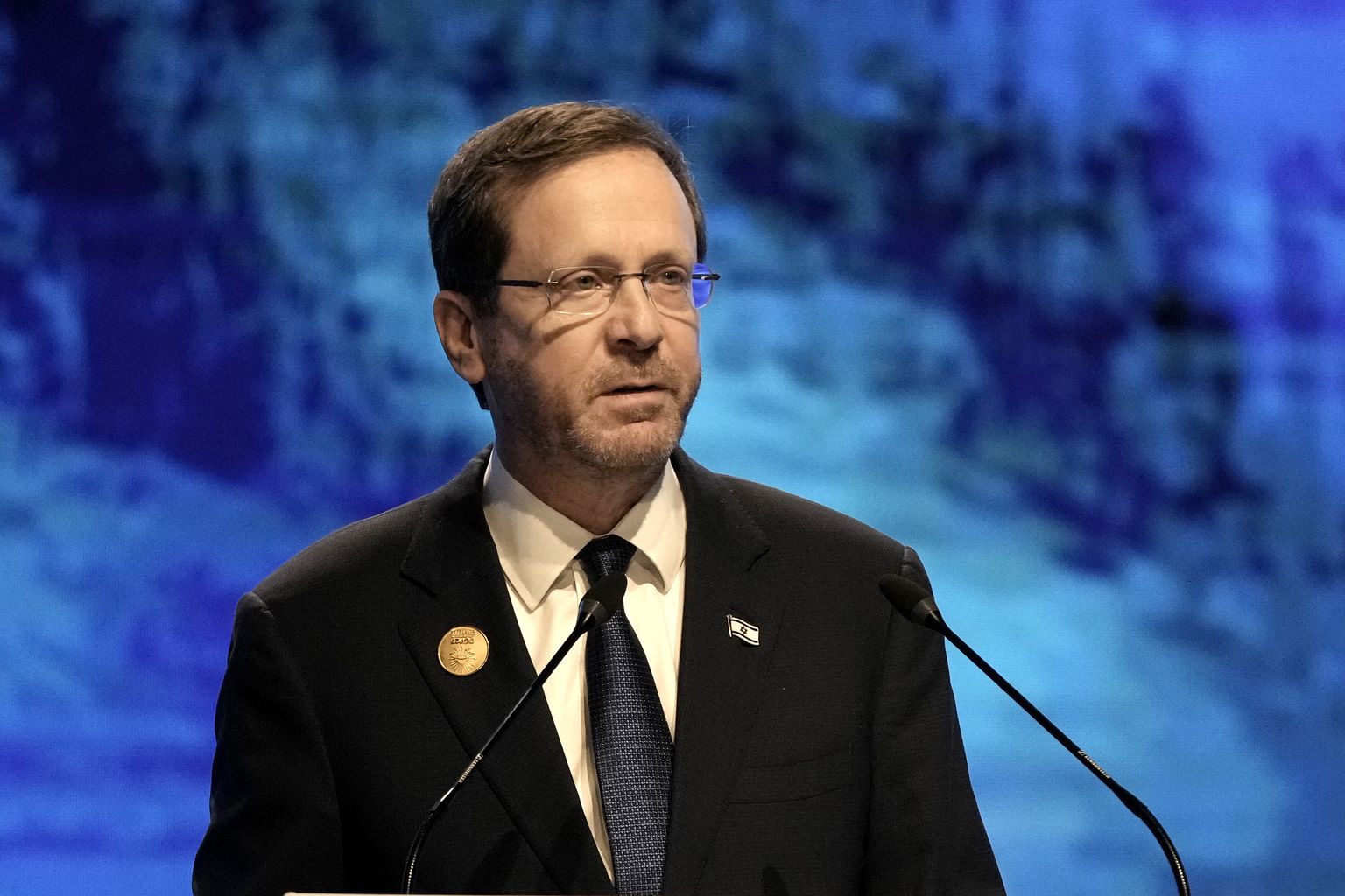 Iisraeli president Isaac Herzog.