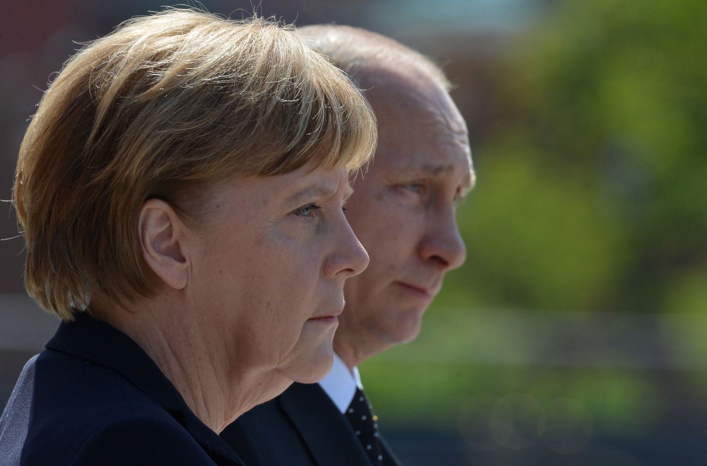 Ангела Меркель и Владимир Путин.