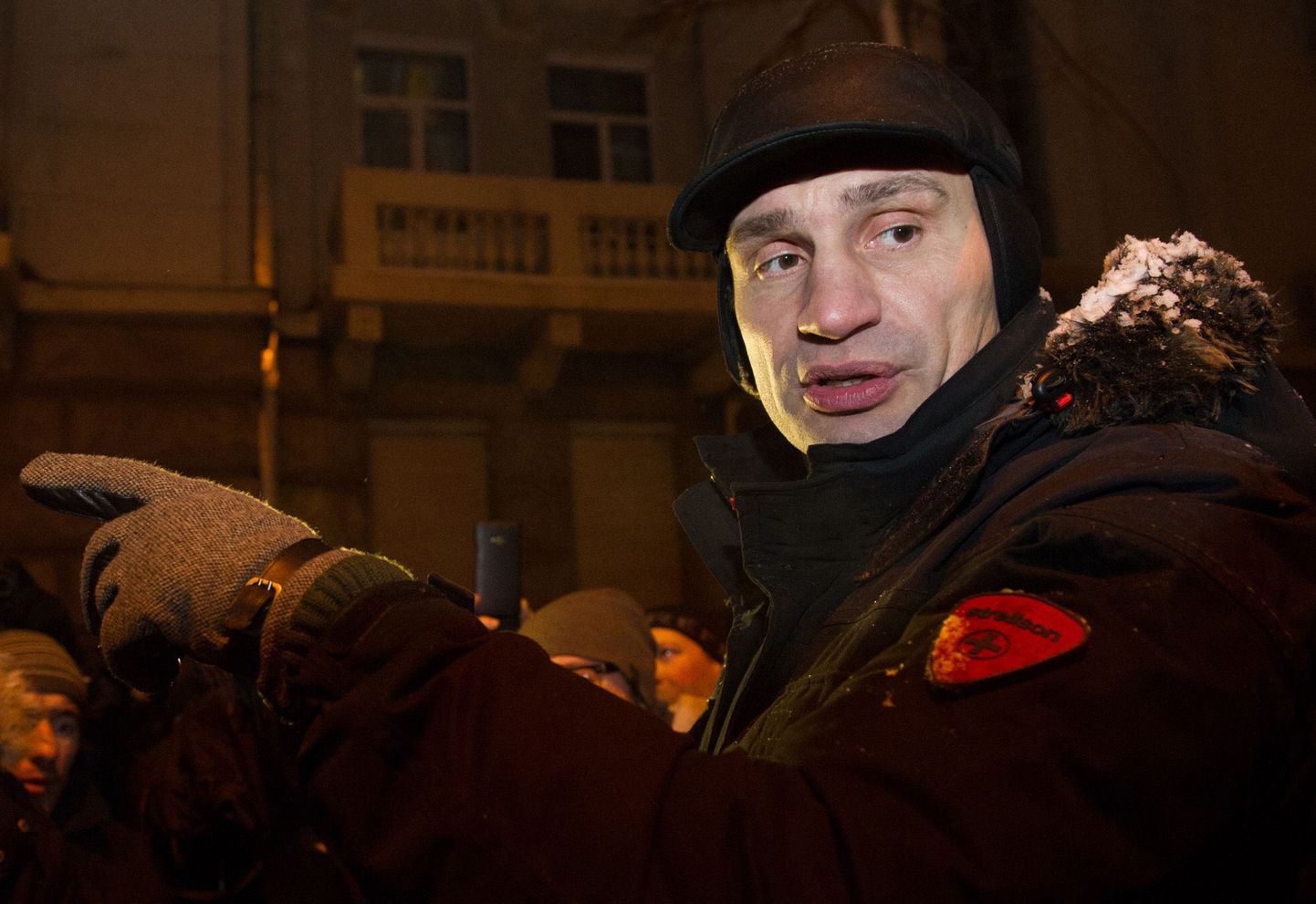 Üks Ukraina protestiliidreid, UDARi juhtfiguur Vitali Klitško.