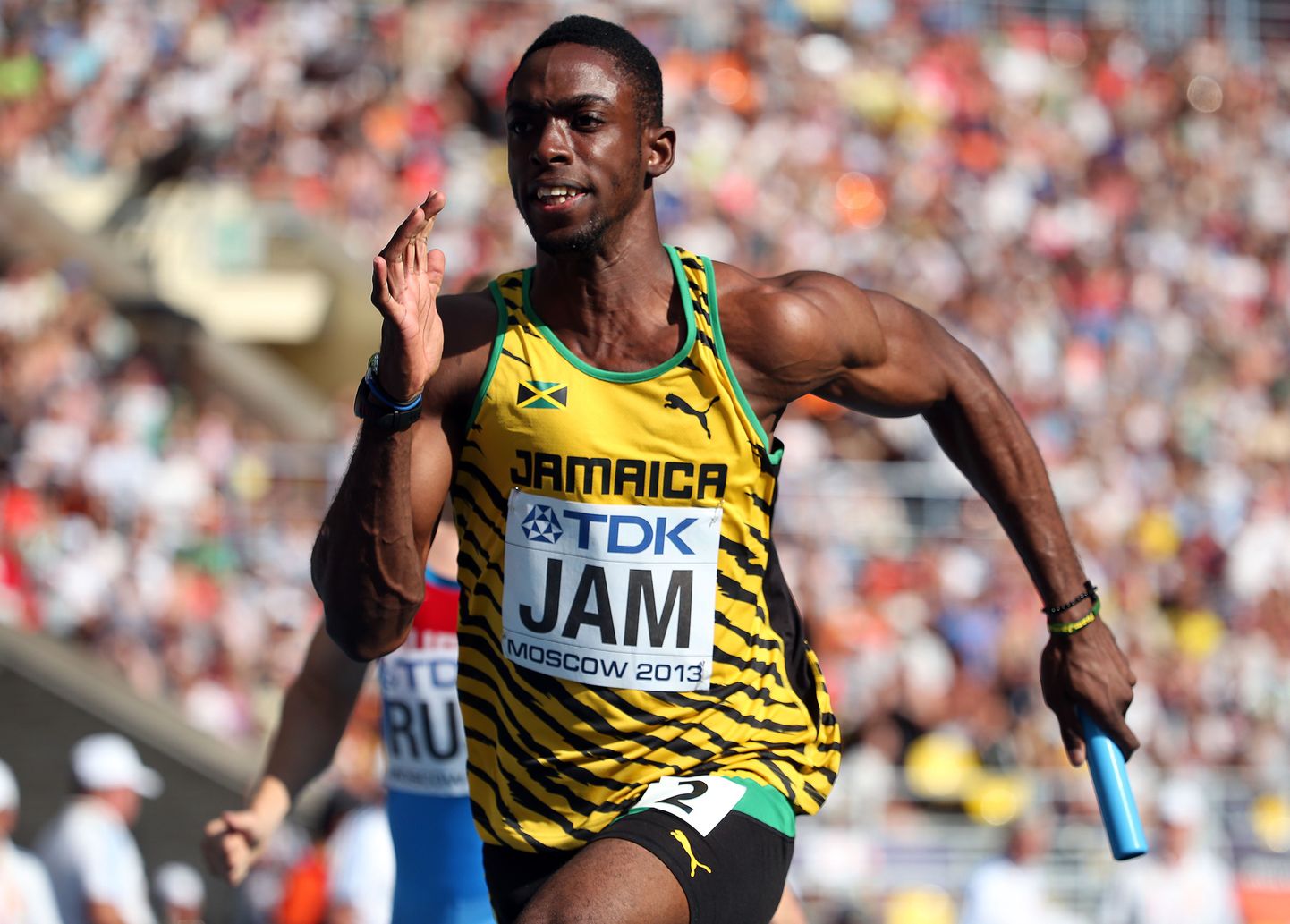 Jamaika 4x100 m meeskonna liige Kemar Bailey-Cole
