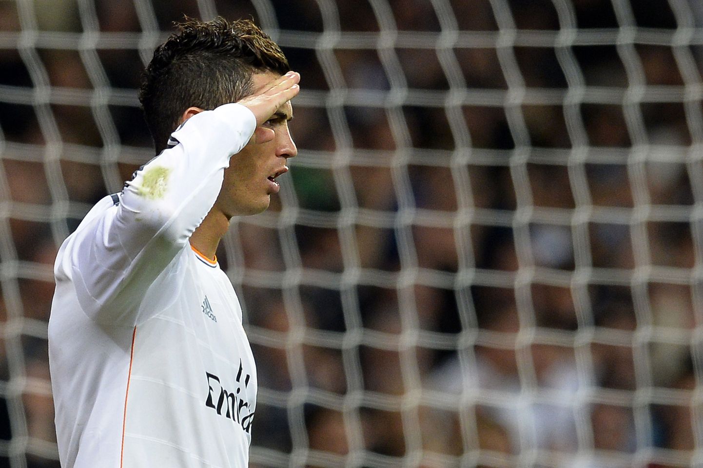 Cristiano Ronaldo väravat tähistamas.