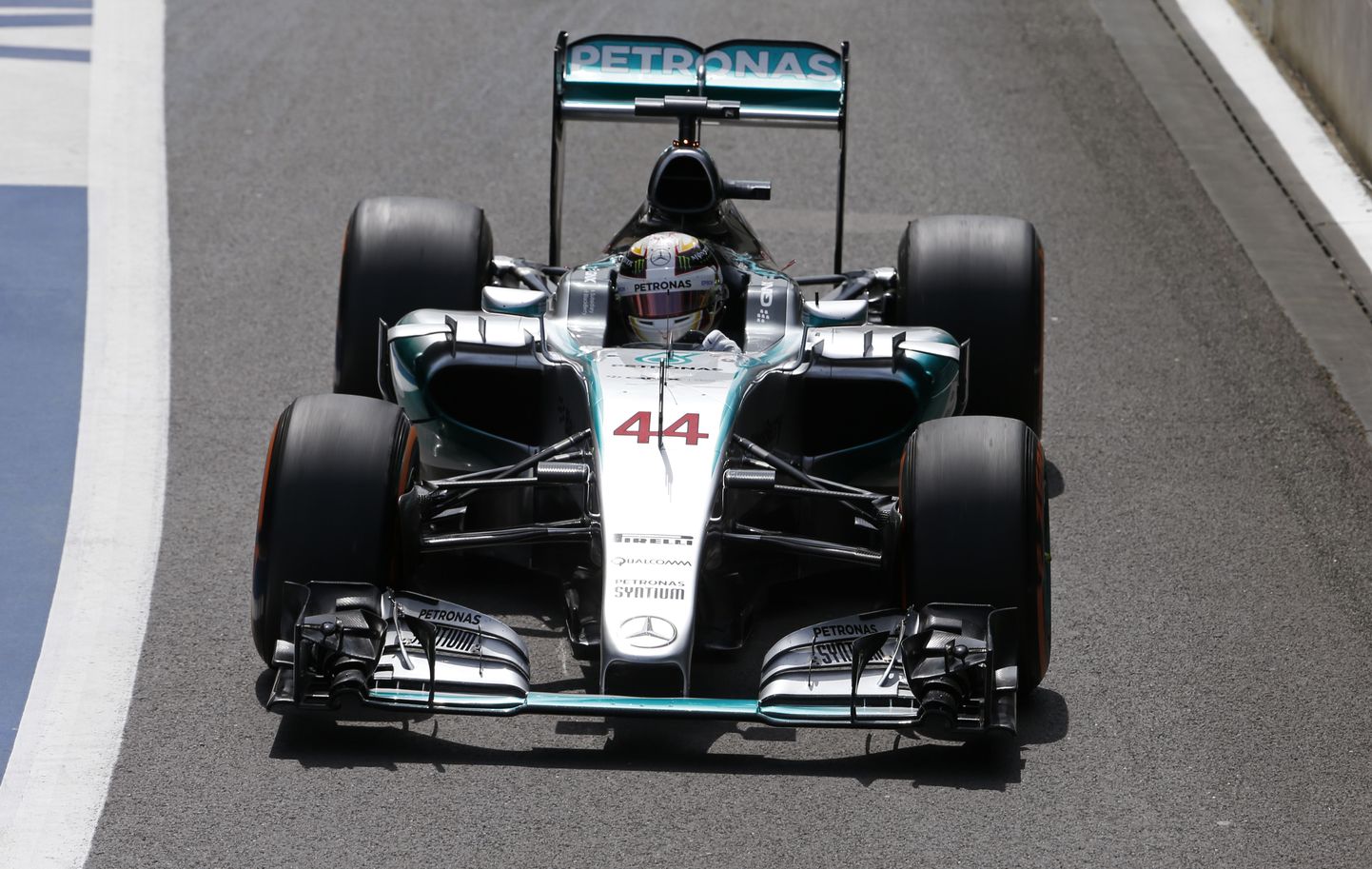Lewis Hamilton Suurbritannia vormel-1 etapil.