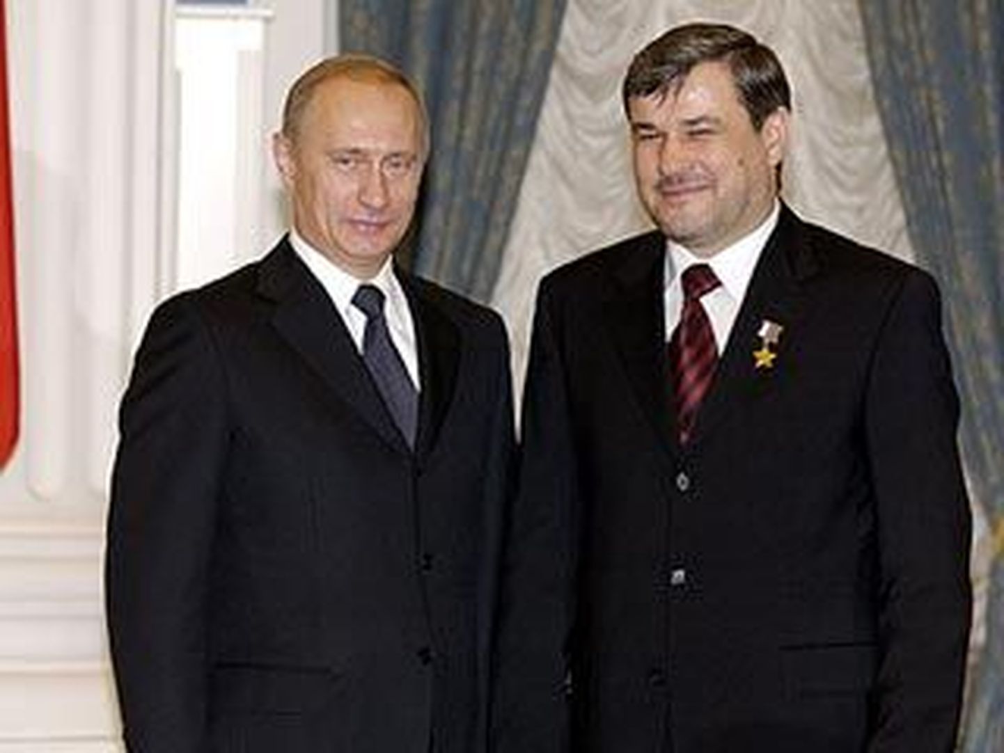 Ruslan Jamadajev ja Vladimir Putin.