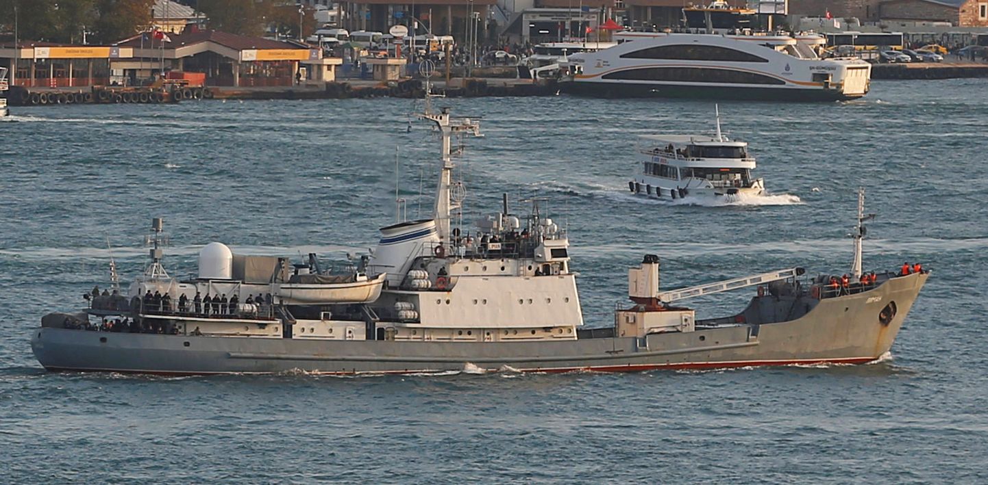 Vene laevastiku uurimislaev Liman läinud aasta 21. oktoobril Türgi ranniku lähedal.