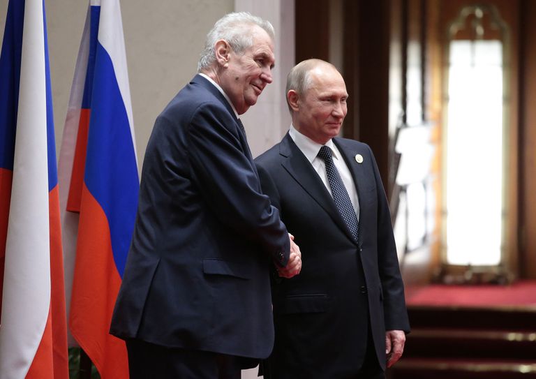 Miloš Zeman ja Vladimir Putin