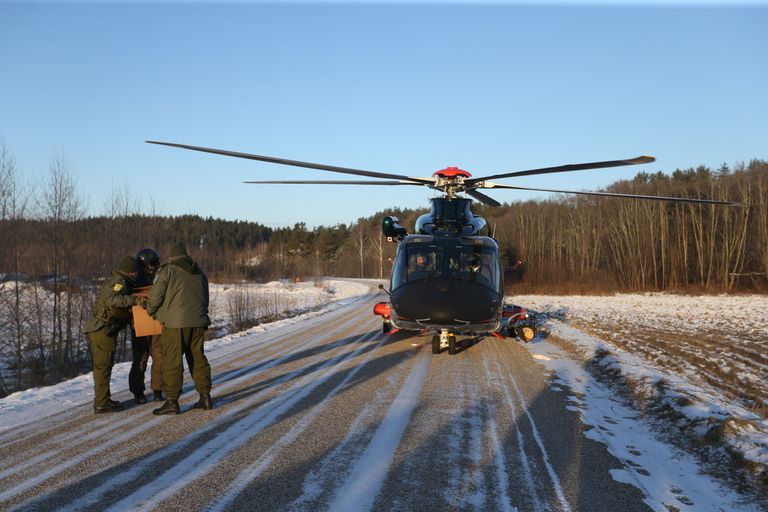Siseminister Andres Anvelt sõitis PPA helikopteriga visiidile Kagu-Eestisse.