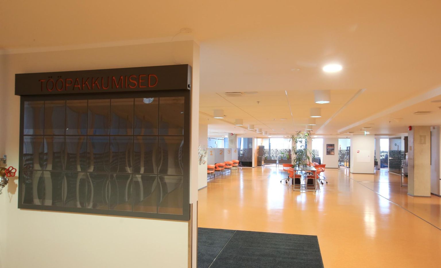 Töötukassa Tartu Kvartali keskuse kontoris laiutab tühjus, kuid tegelikult on ametnikel kibekiire aeg. Töötukassa kaudu otsib Tartumaal tööd 4217 inimest.