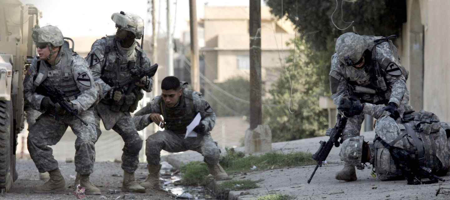 USA sõdurid Iraagis Mosulis 2007. aastal