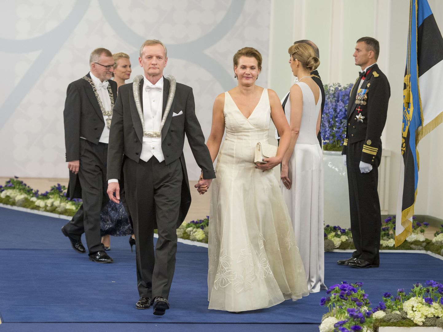Кадри Ланд с супругом, ректором Таллиннского университета Тийтом Ландом.