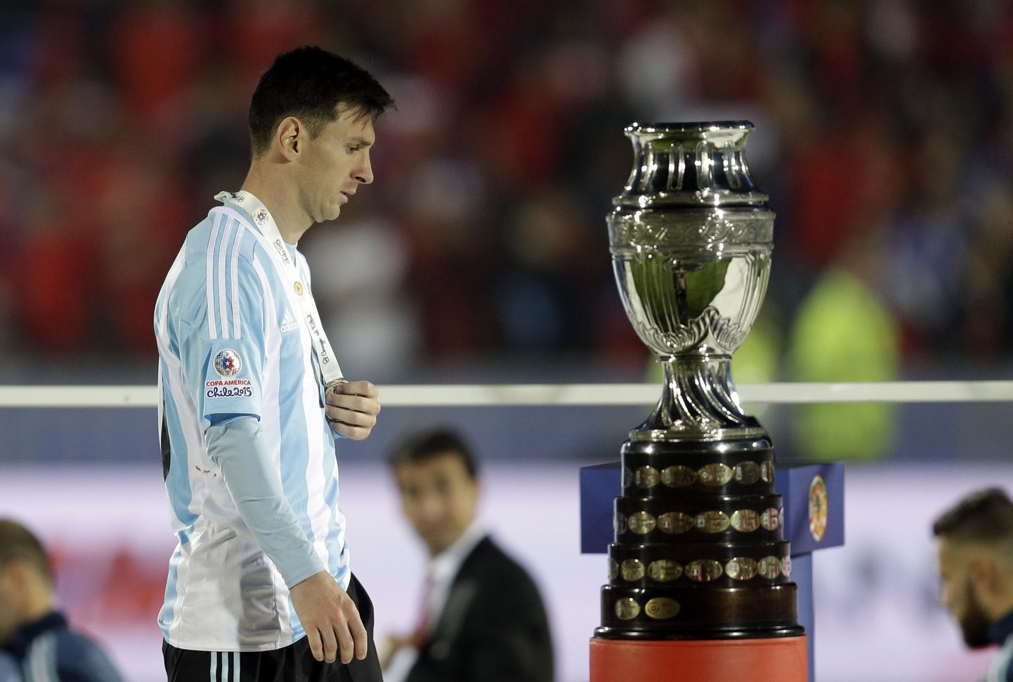 Pettunud Lionel Messi pärast Copa America finaali.