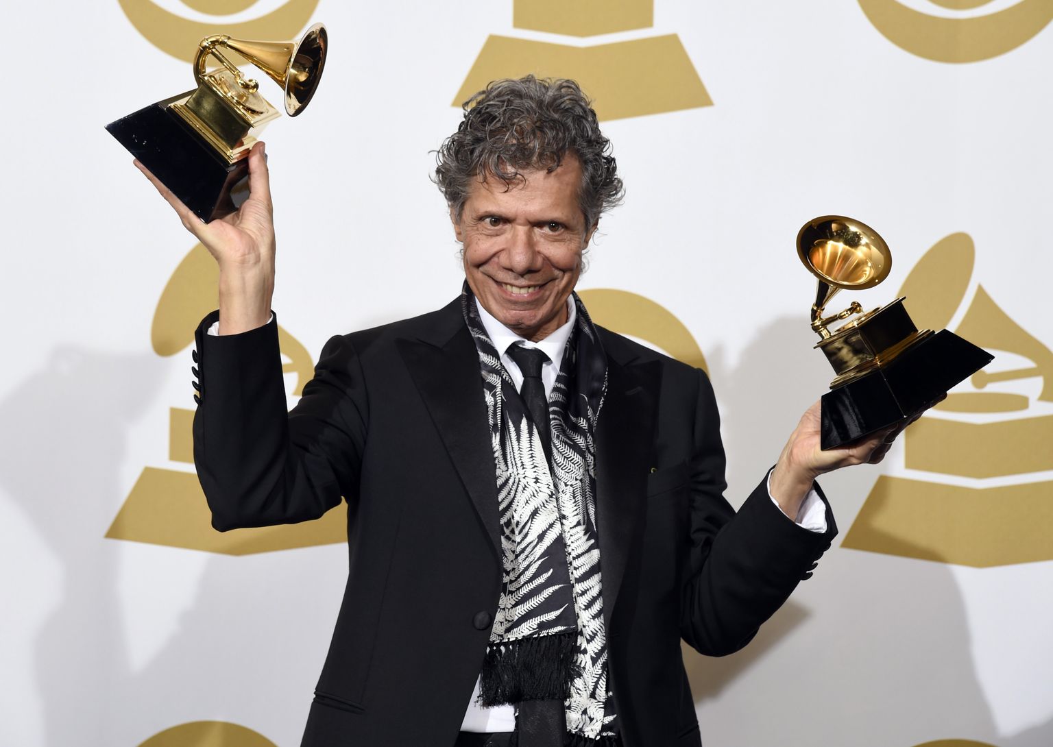 Chick Corea Grammy auhindade jagamisel.