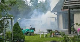 Fotod ja video: päästjatel õnnestus Kosel elumaja tulest säästa