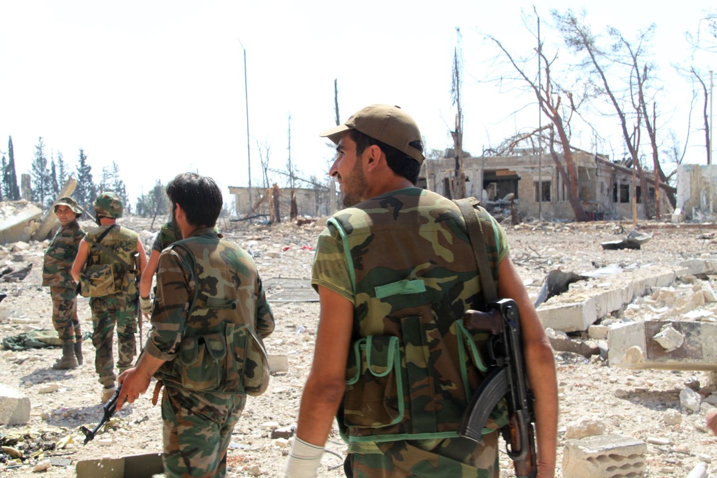 Süüria valitsussõdurid.