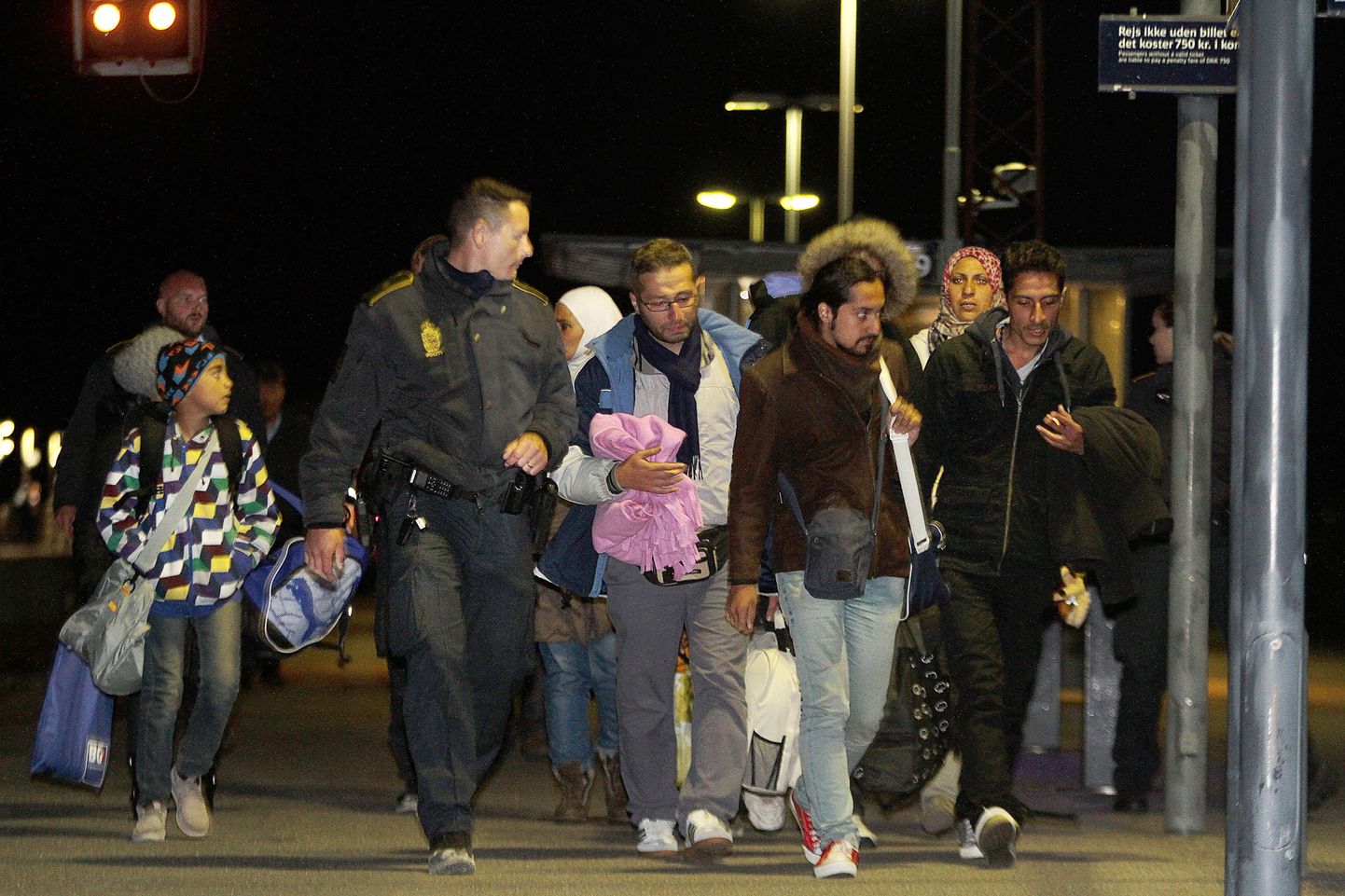 Taani Rødbysse saabunud põgenikud