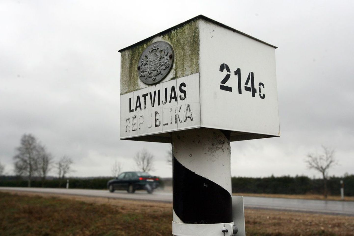 Pildil on Läti piiritulp.