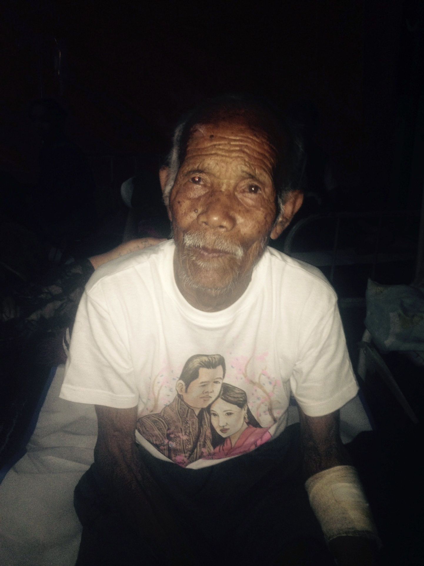 101-aastame Funchu Tamang haiglas.