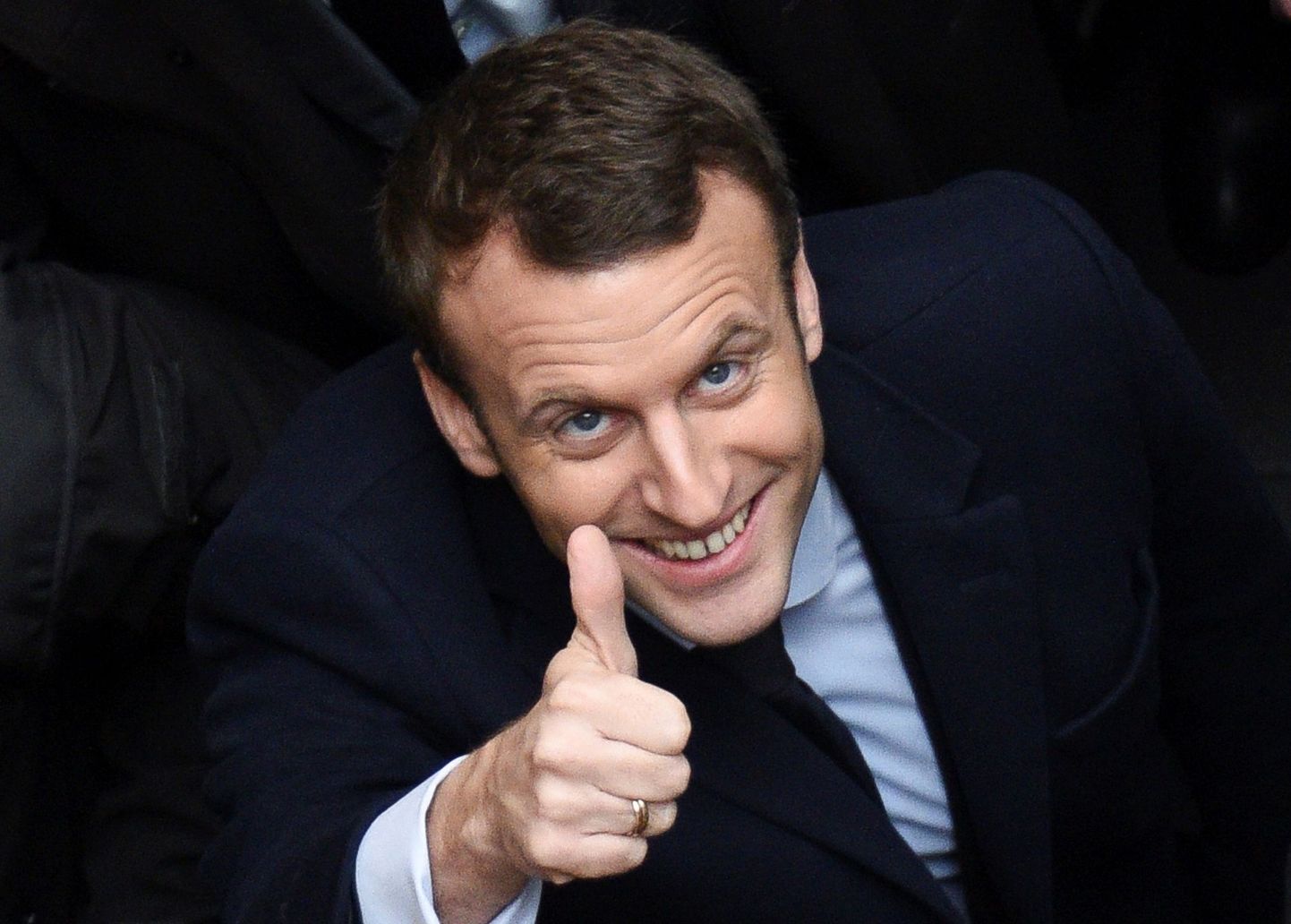 Emmanuel Macron on Prantsusmaa presidendivalimiste peasoosik.