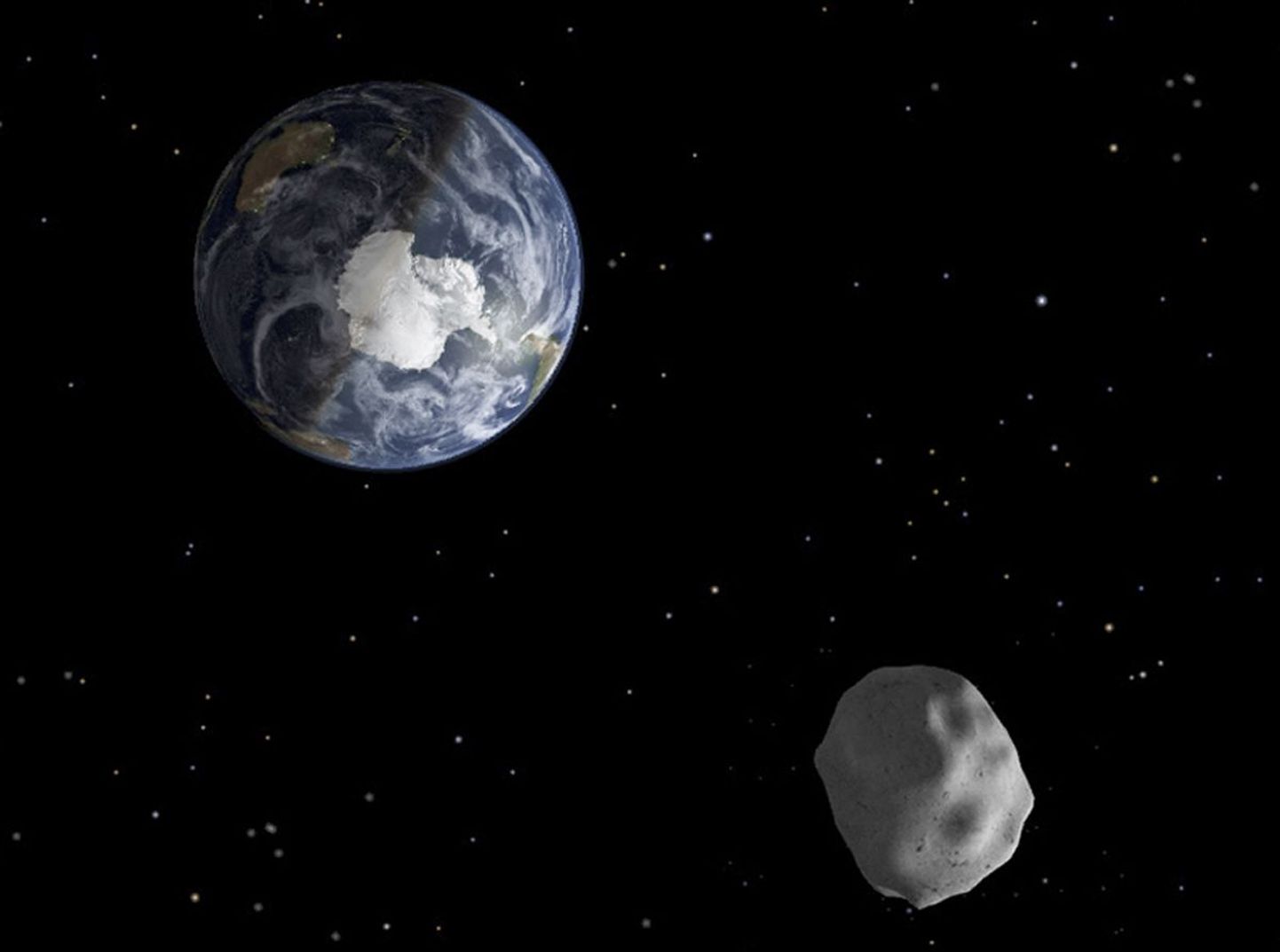 Maast mööda kihutaval asteroidil on oma «Kuu»