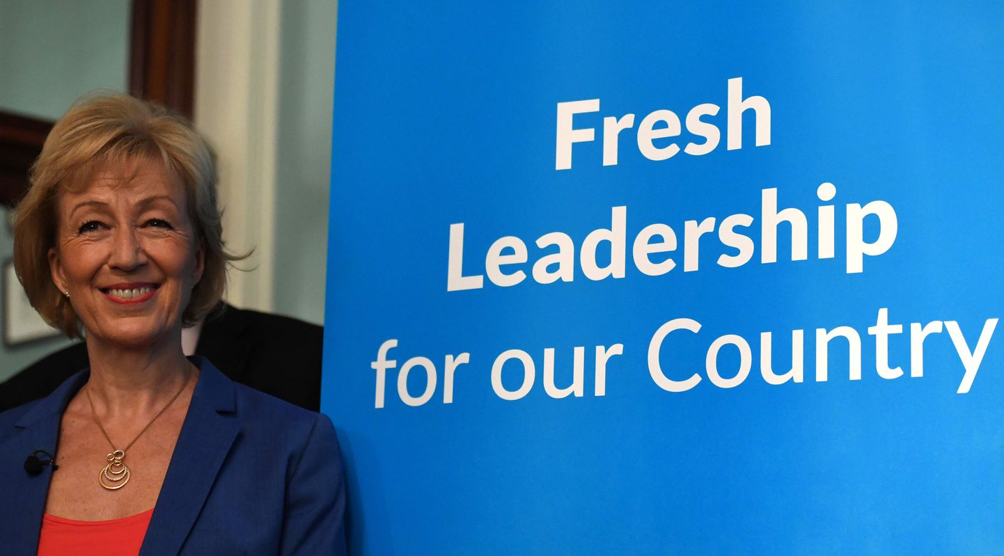 Suurbritannia Konservatiivse Partei juhiks pürgiv Andrea Leadsom.