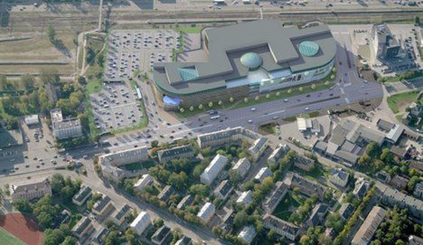 План нового торгового центра на Петербургском шоссе