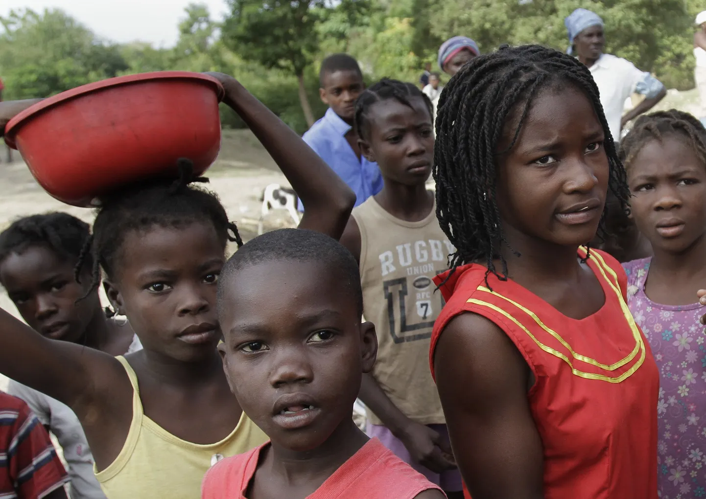 Haiti abiorganisatsioon osutus pedofiiliagängiks. Fotol Haiti lapsed