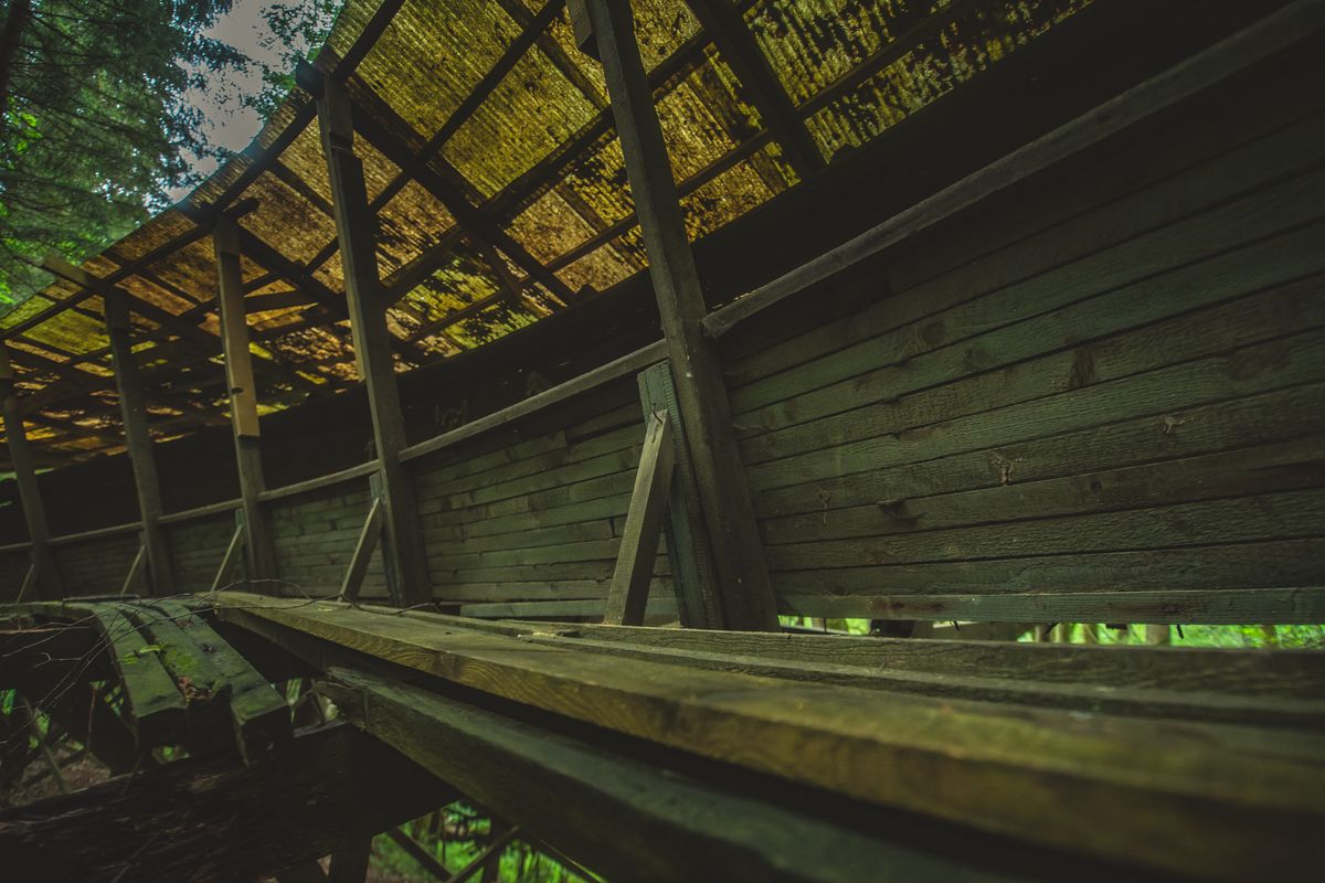 Foto: Murjāņu vecā kamaniņu trase