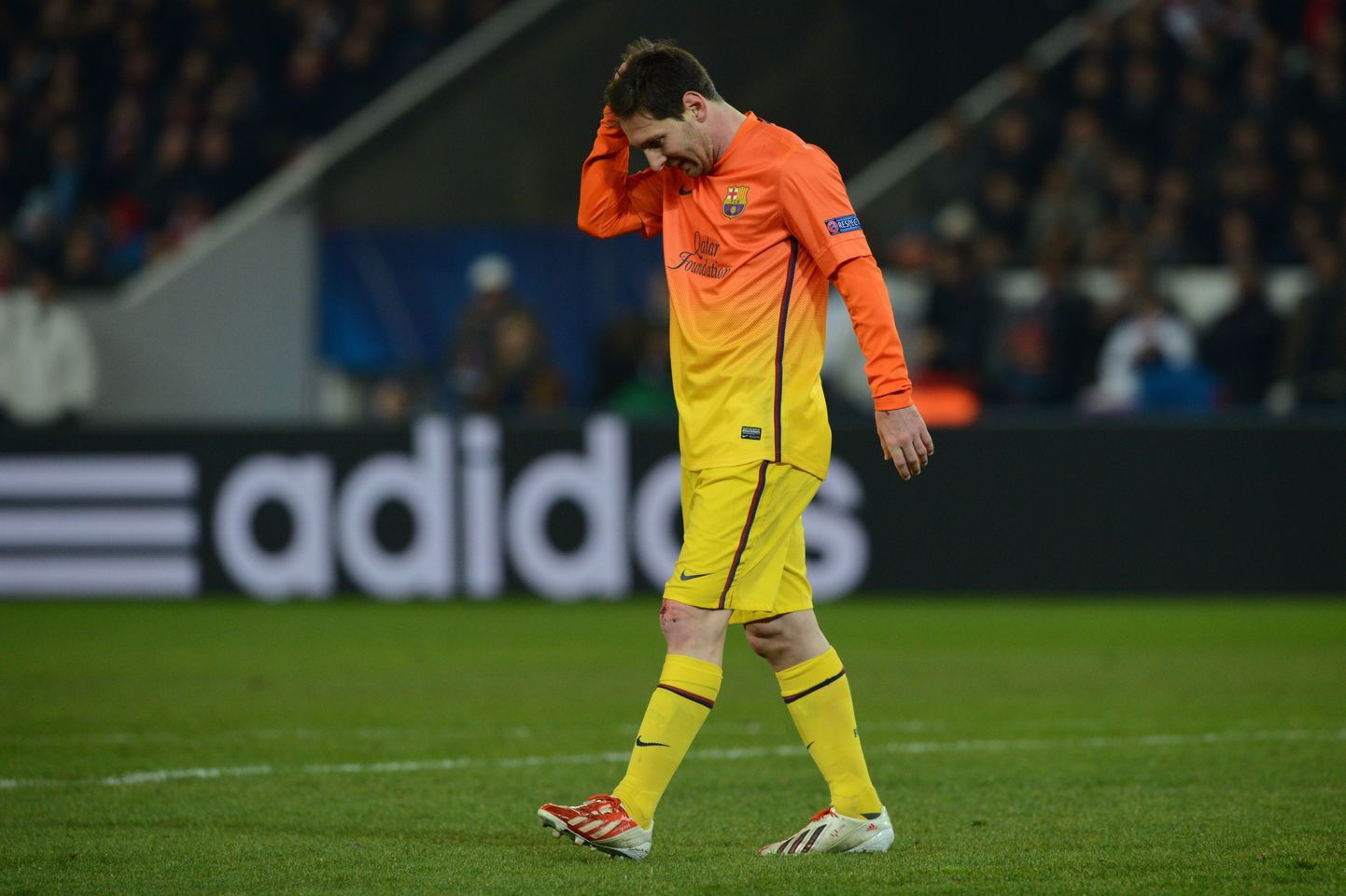 Lionel Messi sai mängus PSGga vigastada.