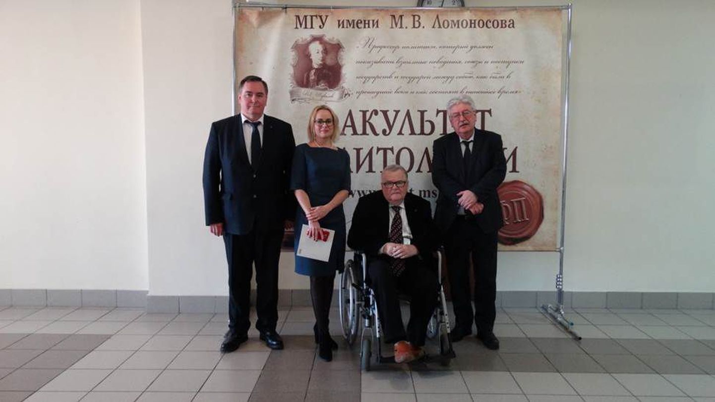 Мария Юферева и Эдгар Сависаар с визитом в Москве