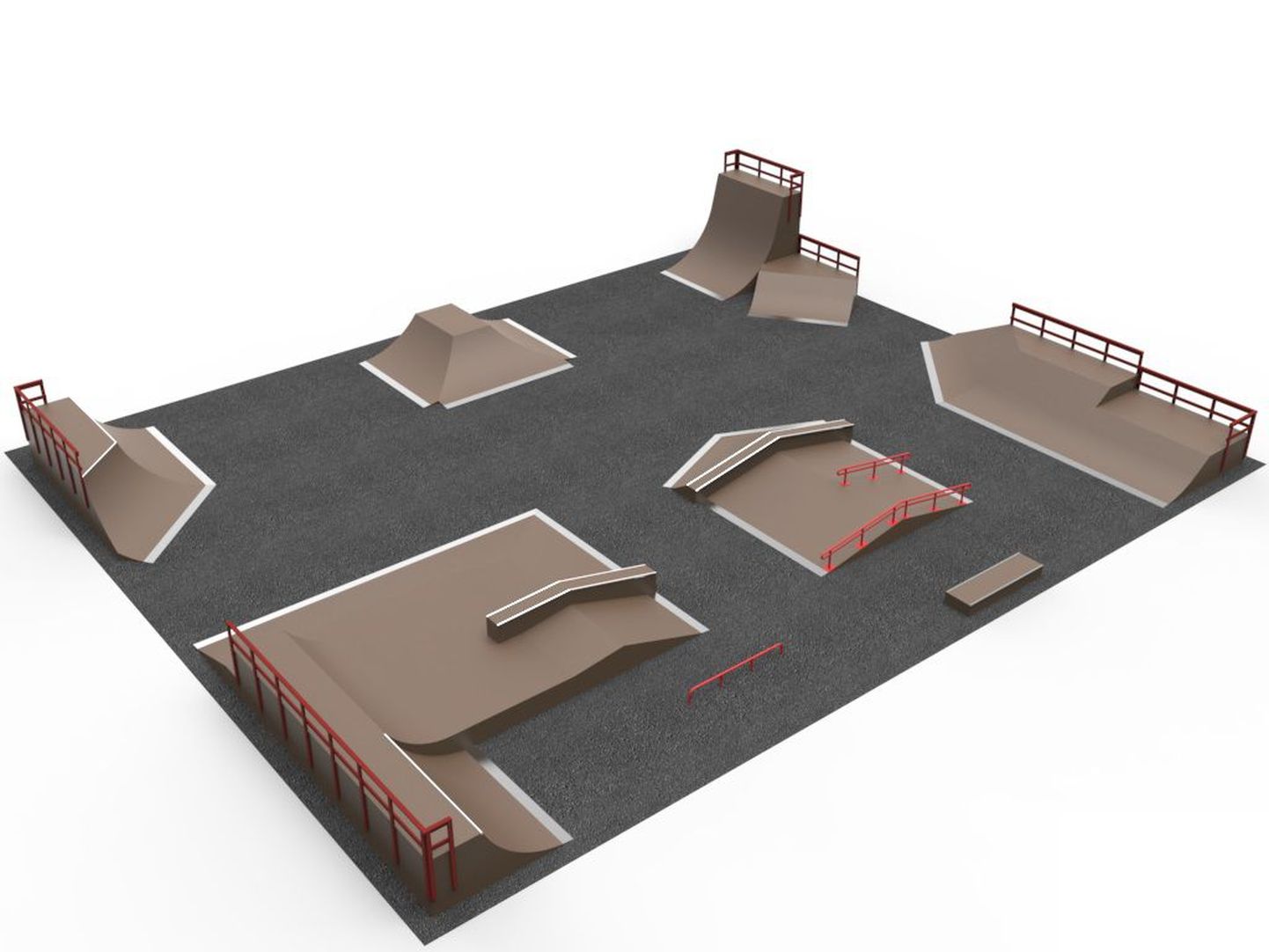 В Маарду будет построен многофункциональный скейт-парк.