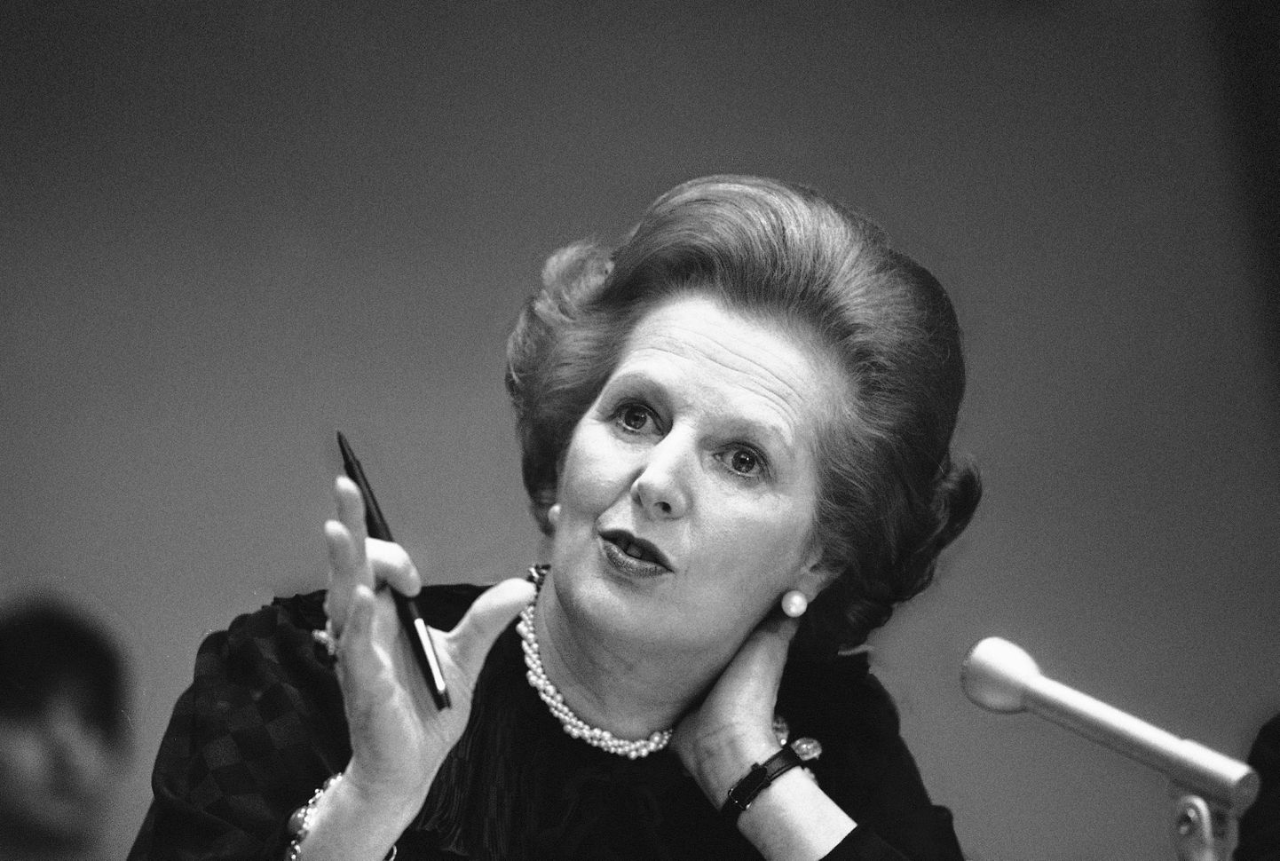 Margaret Thatcher Briti peaministri rollis 1982. aastal.