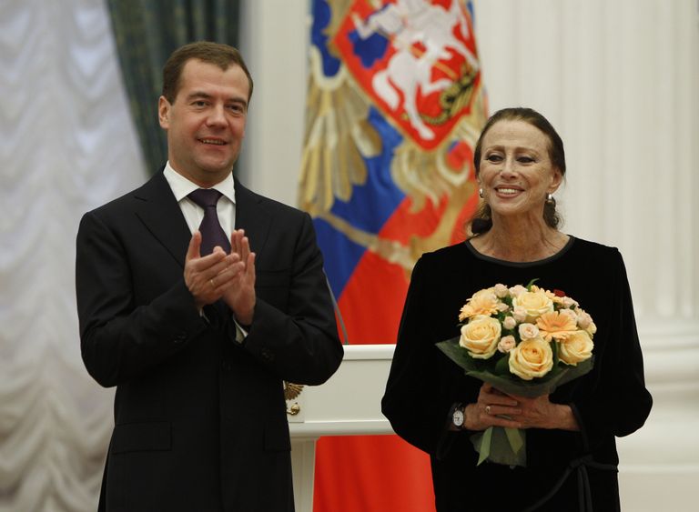 Plissetskaja sai 2011. aastal president Dmitri Medvedevilt neljanda järgu ordeni Teenete eest Isamaa ees 