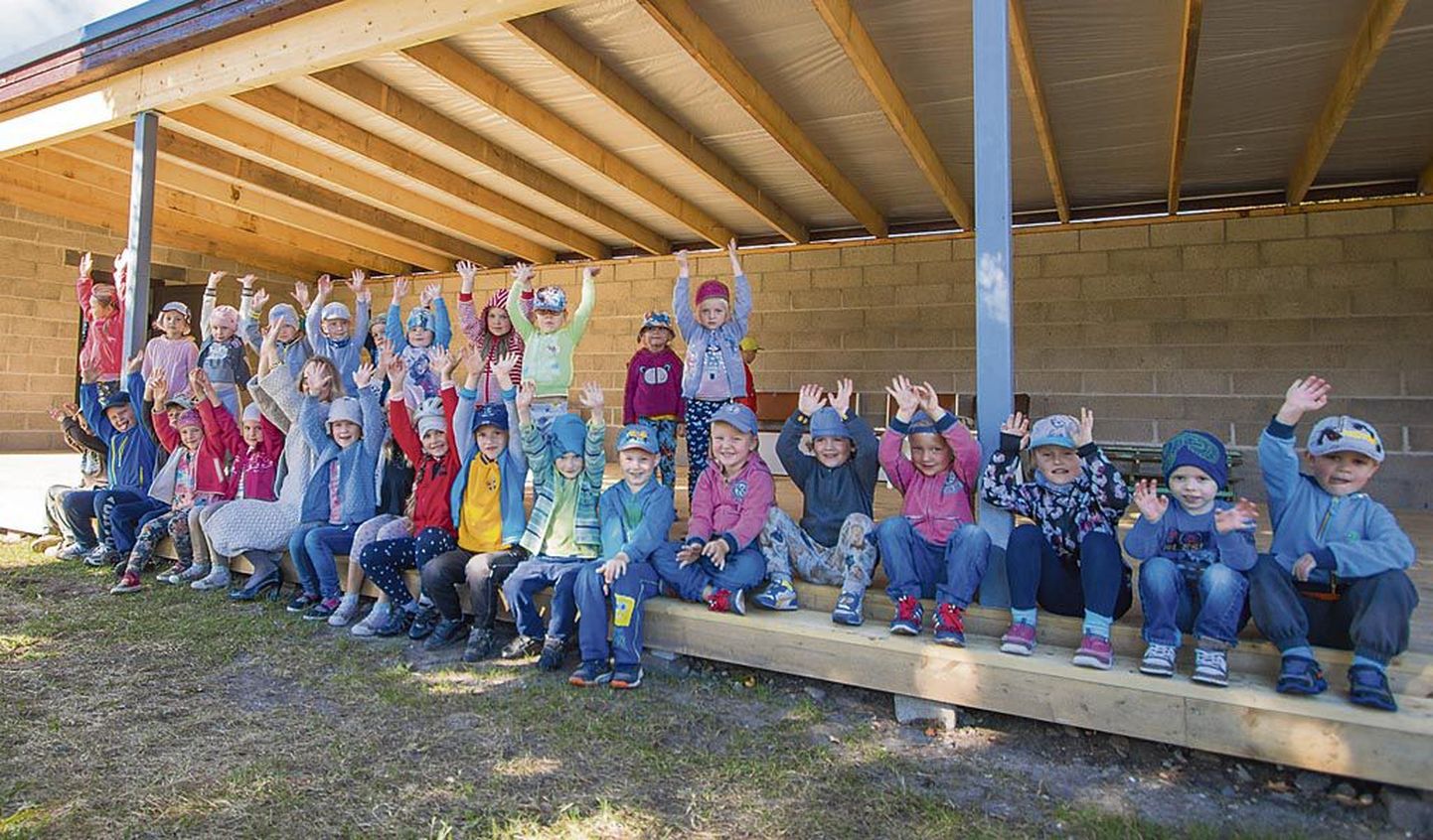 Pärnu Päikesejänku lasteaia õuesõppepaviljoni mahub tegutsema kaks rühmatäit lapsi.