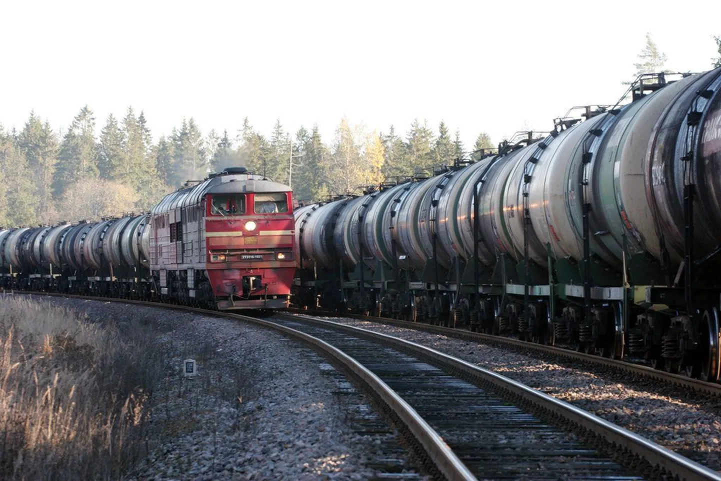 Kahanenud äri naftasaadustega vähendas transiitliiklust raudteel.